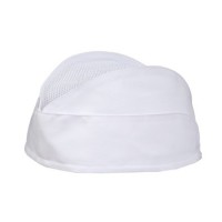 WHITE GRID BOAT CAP
