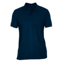 NAVY BLUE POLO SHIRT WITH...