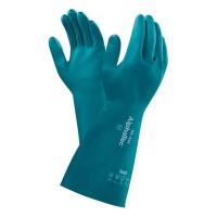 DSTOCK60 – Paire de gants MAPA Professional harpon 326- bleu – TAILLE 6,  gants en latex de protection chimique, gants rugueux et glissants pour