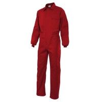 214 RED POLYESTER COTTON...