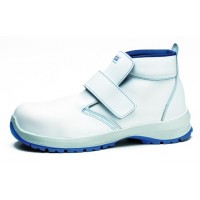 WHITE VELCRO BOOT WITH...