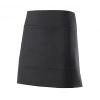 SHORT BLACK APRON WITH ONE...