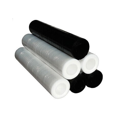ROLLS OF BLACK FILM WITHOUT TUBE...