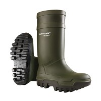 GREEN BOOT WITH TOE CAP...