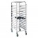 STAINLESS STEEL TROLLEY. FOR TRAYS 61216