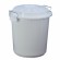 CUBO PLASTICO BLANCO 50 L TAPA