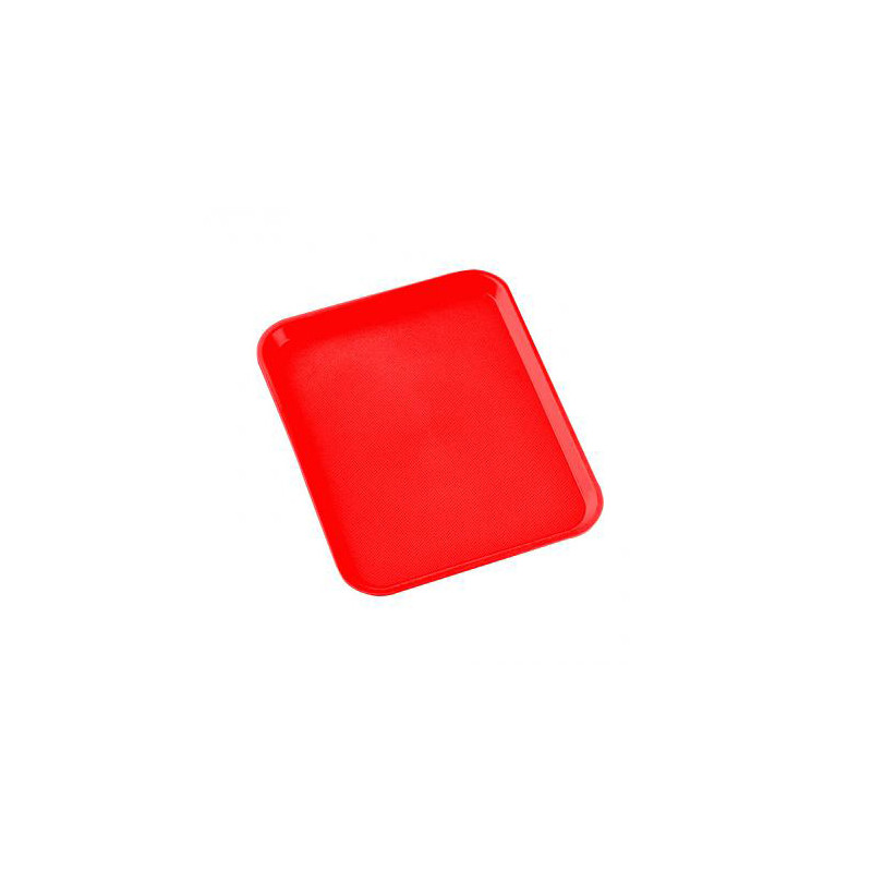 RED FASTFOOD TRAY 416x305x22 22047