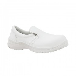 WHITE SHOES WITH TOE PANTER...