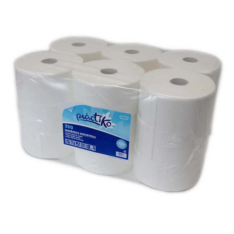 ROLLOS HIGIENICO BLANCO 2 HOJAS 140 m. PACK 18 UDS.