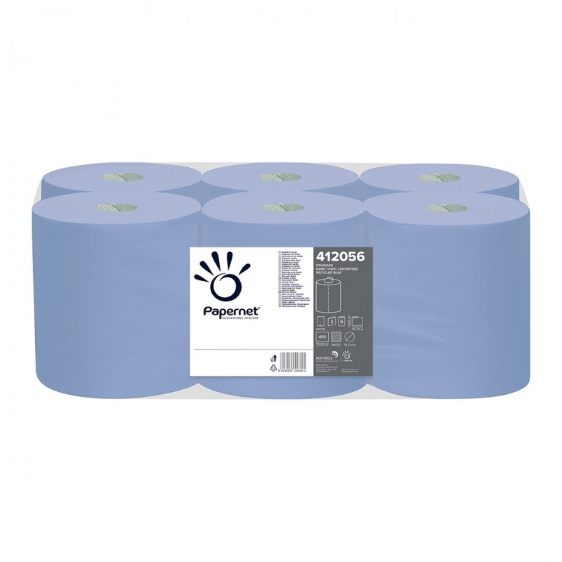 BLUE HAND TOILET PAPER ROLL 2 SHEETS