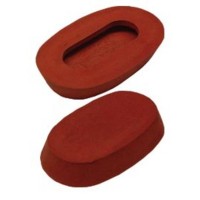 RED RUBBER KNEE PROTECTION