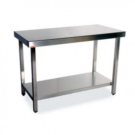 CENTRAL TABLE WITH SHELF 600x600x900 mm