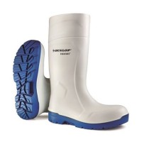 WHITE BOOT WITH TOE DUNLOP...