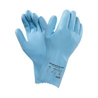 DSTOCK60 – Paire de gants MAPA Professional harpon 326- bleu – TAILLE 6,  gants en latex de protection chimique, gants rugueux et glissants pour