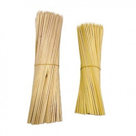 WOODEN STICKS FOR SKEWERS 300x4 mm 1000 UNITS.