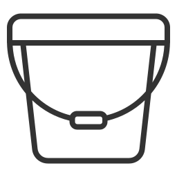 Buckets, trays and containers