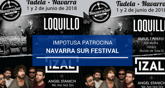 Impotusa sponsors the Navarra Sur Festival